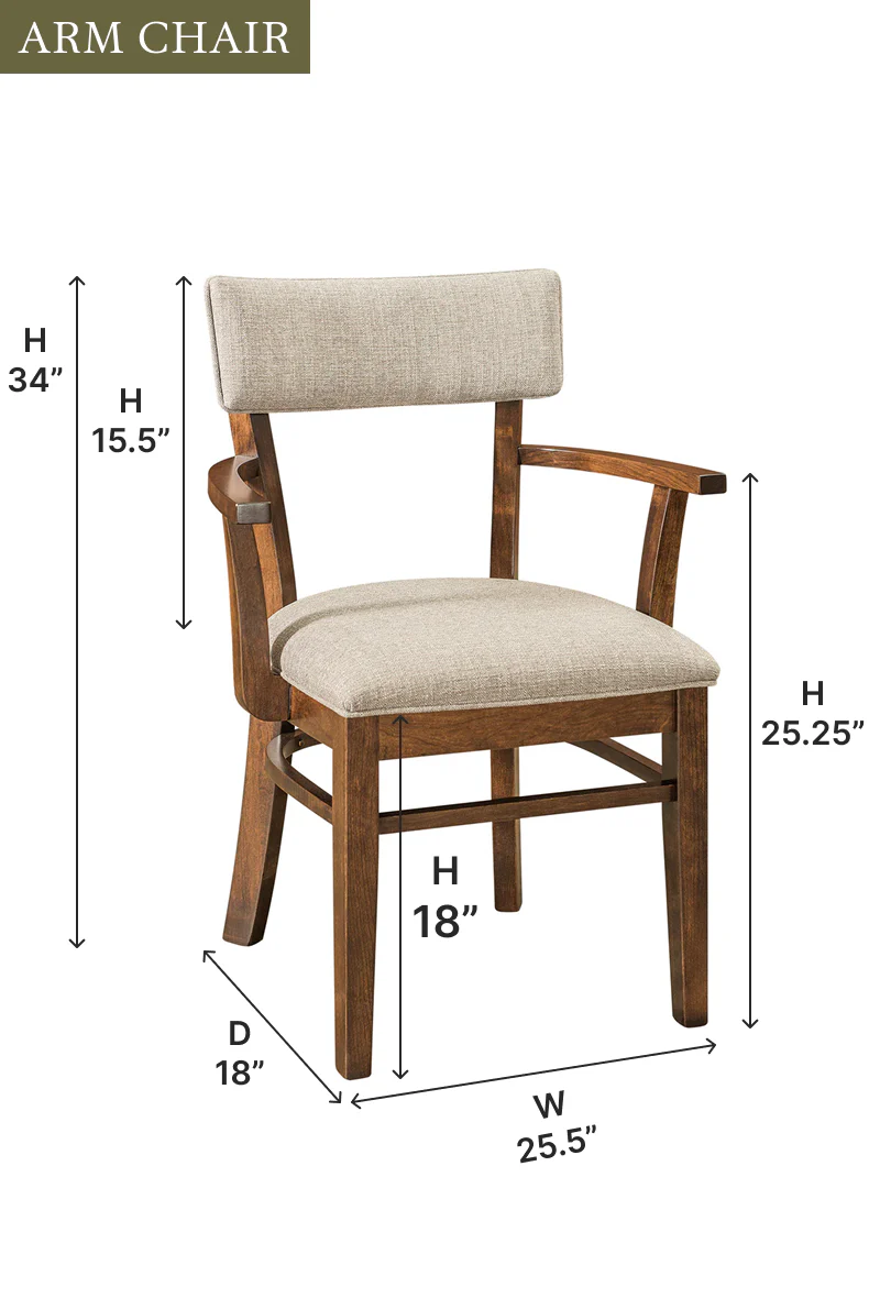 Amish Emerson Dining Chair - Quick Ship