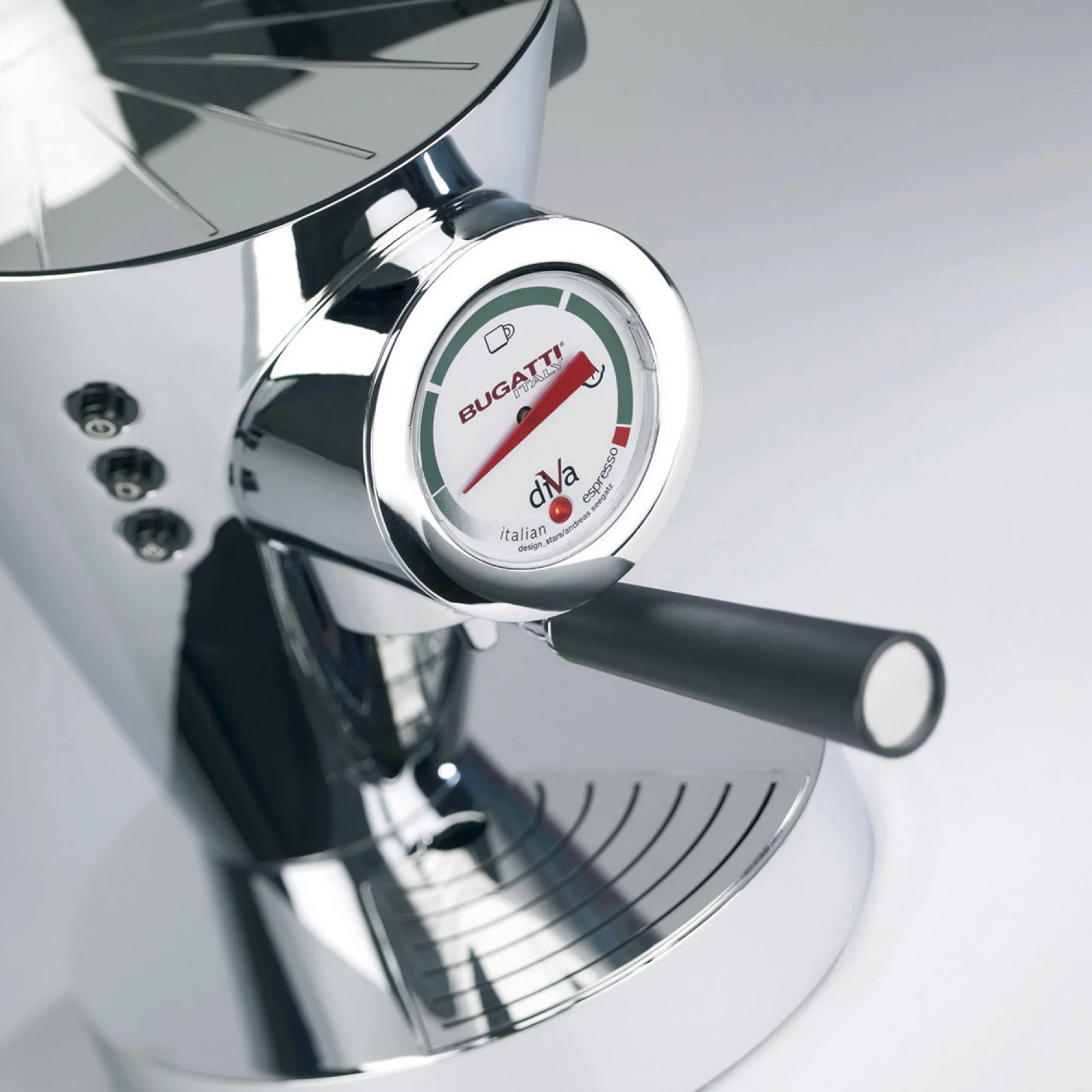 Bugatti Diva Espresso Coffee Machine Steel