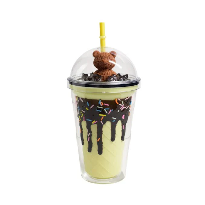 Bear & Ice 450ml Double Wall Cup Multicoloured