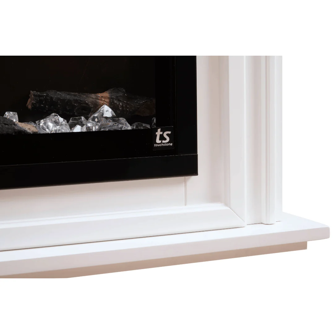Sideline Elite 60 Inch Smart Electric Fireplace with Encase Surround Mantel