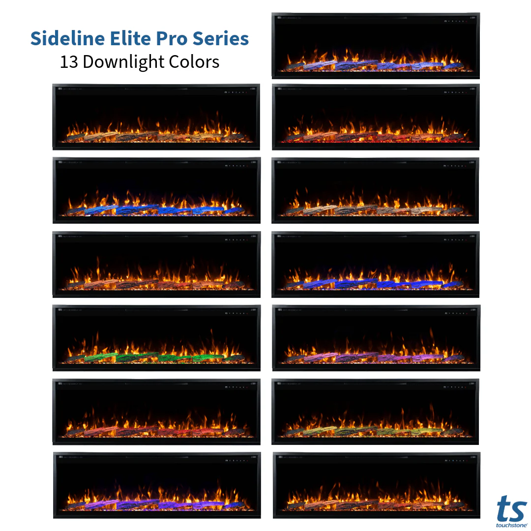 Sideline Elite Pro 100-inch Smart Electric Fireplace 80063