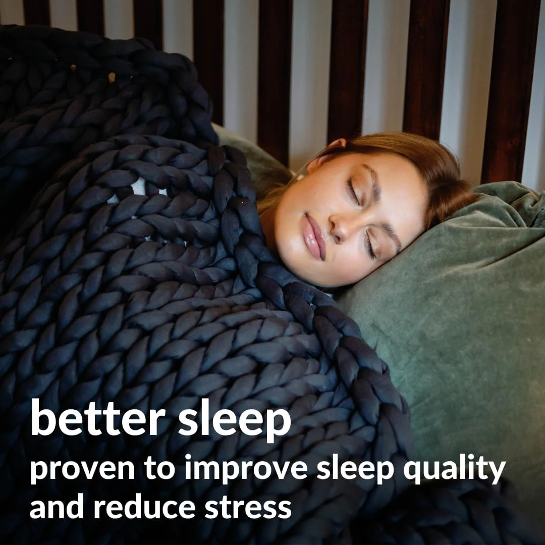 Weighted Blanket, Hand Woven Chunky Knit Breathable and Cooling, Machine Washable