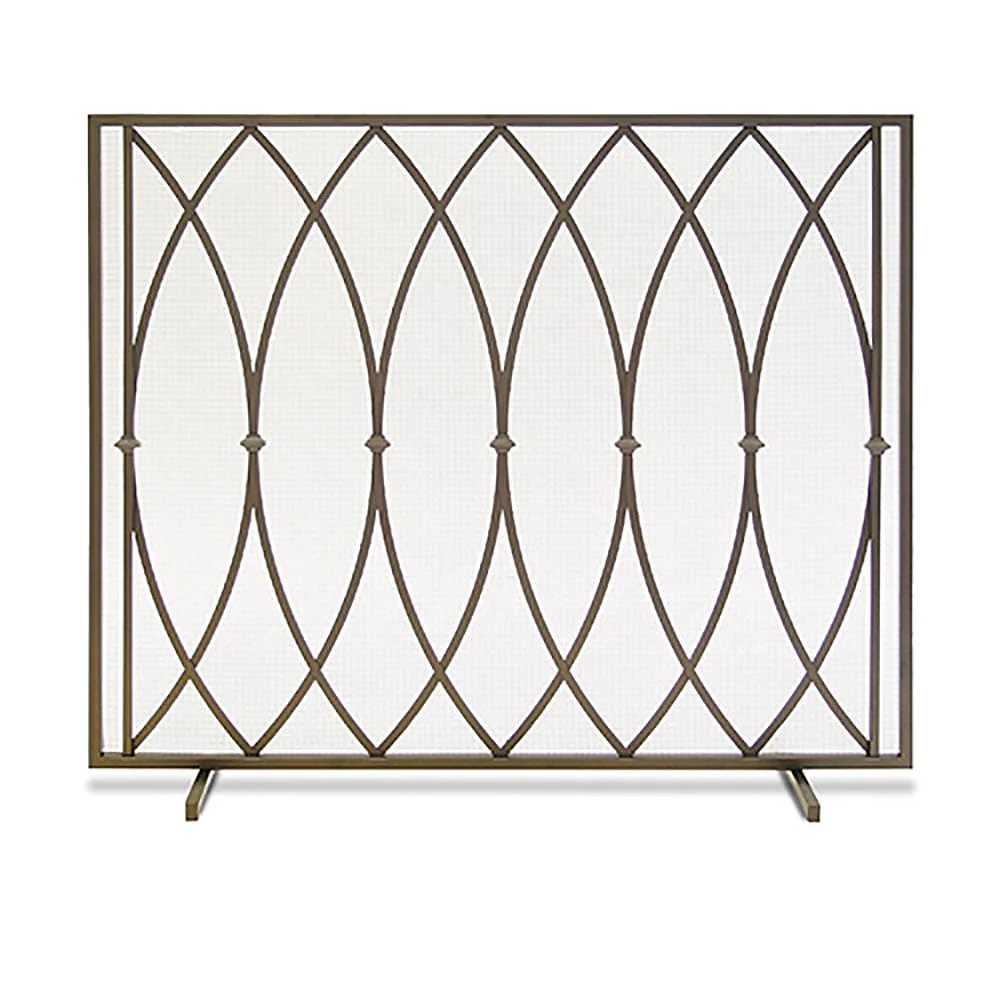 Addison Single Panel Screen, Burnished Bronze