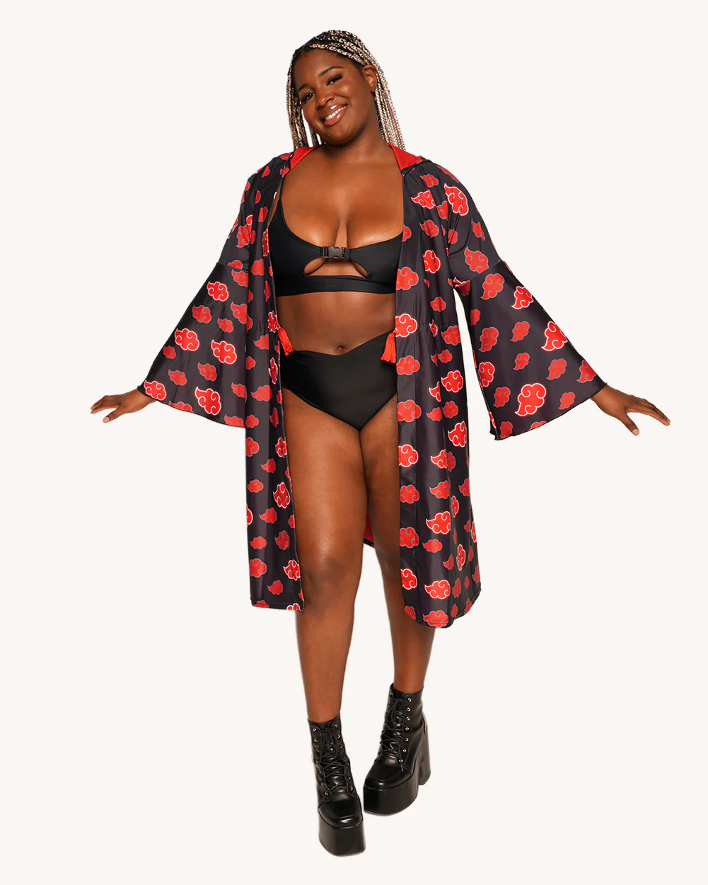 Fire Shadow Unisex Robe