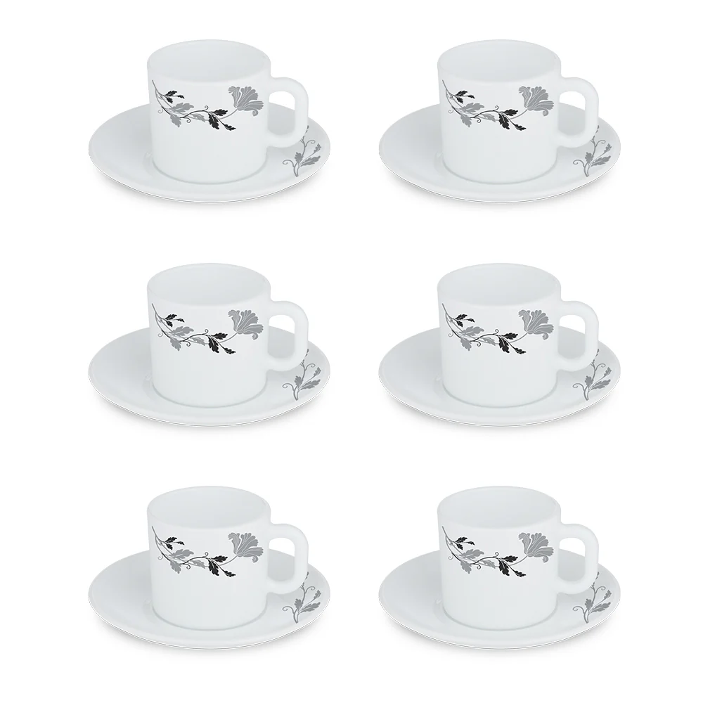 Larah By Borosil Millenia Mug n Saucer Set