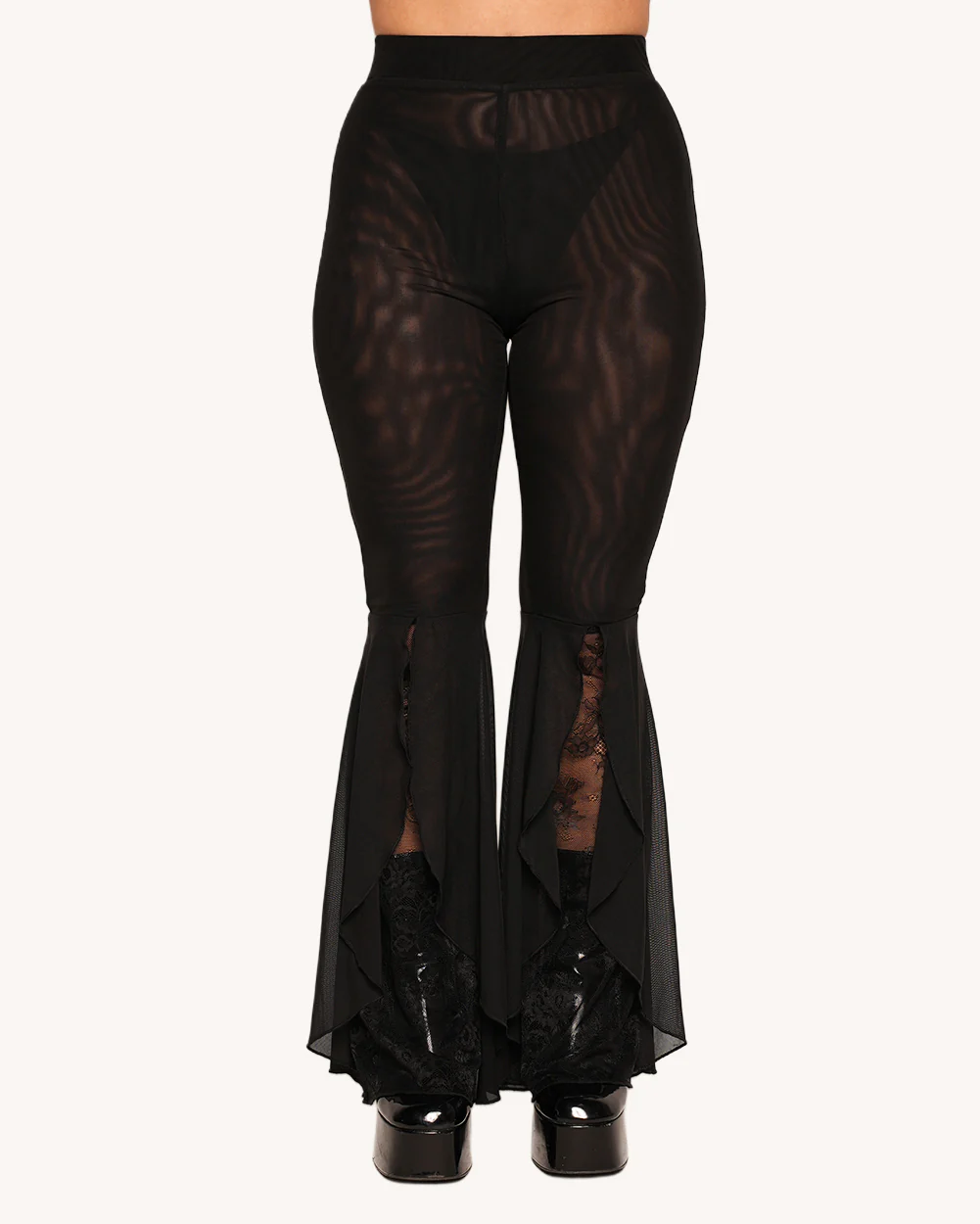 Y2K Princess Bell Bottoms