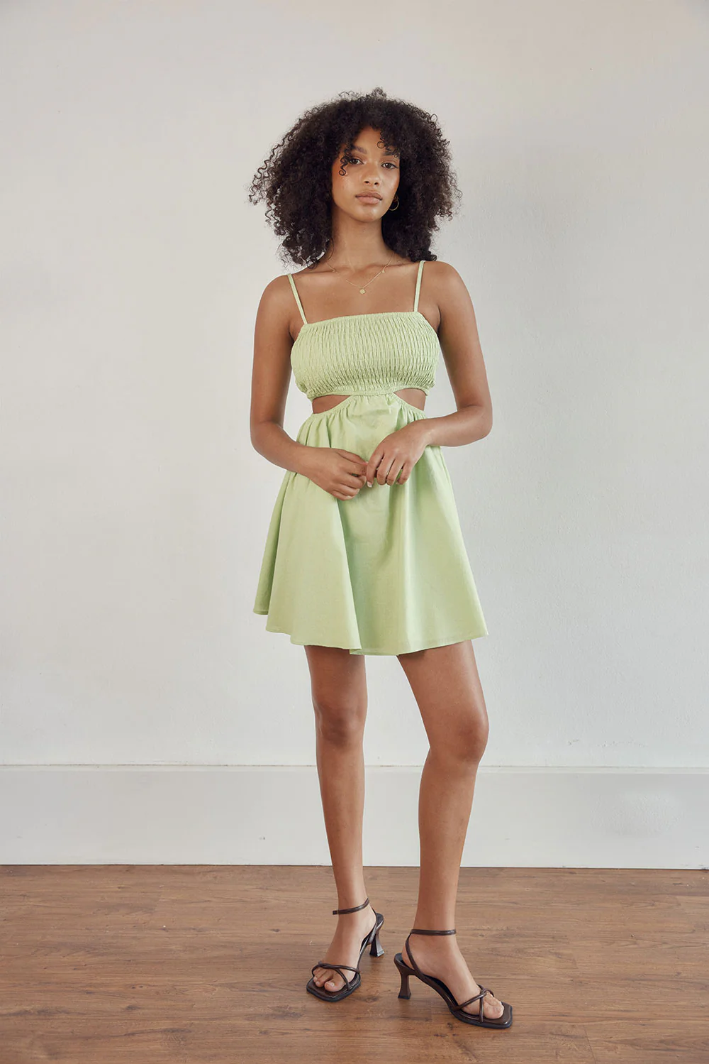 SAMPLE-Enya Shirred Dress