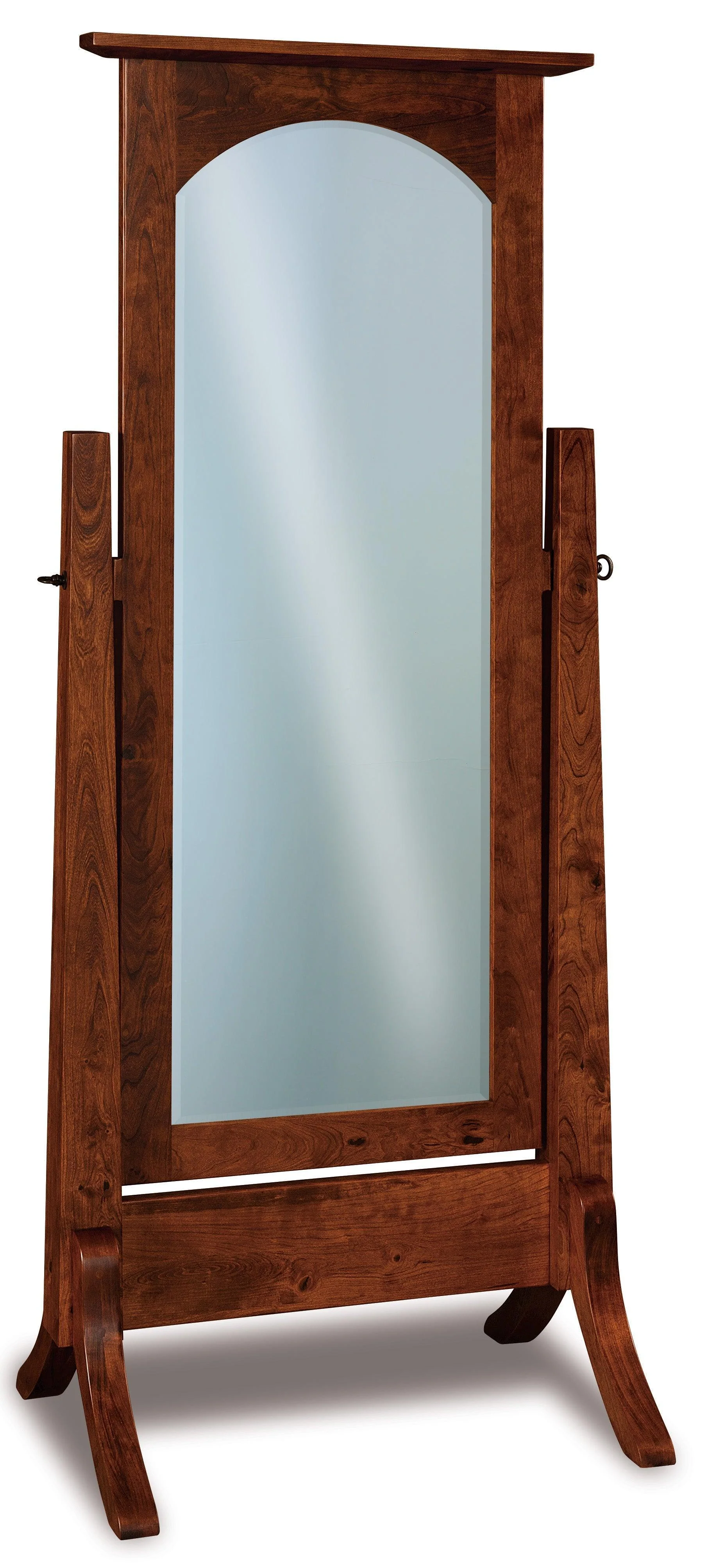 Amish Artesa Beveled Cheval Mirror