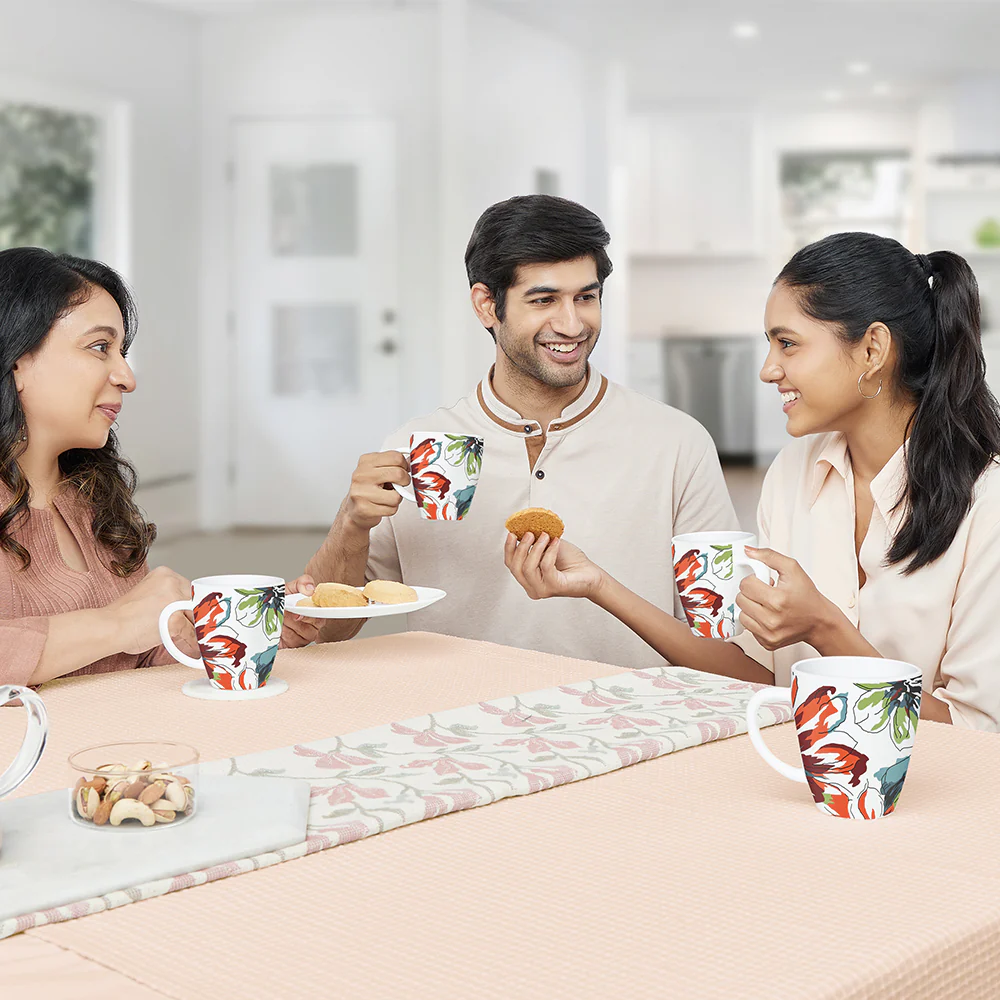 Larah by Borosil Bali Mug Set, 400ml x 2