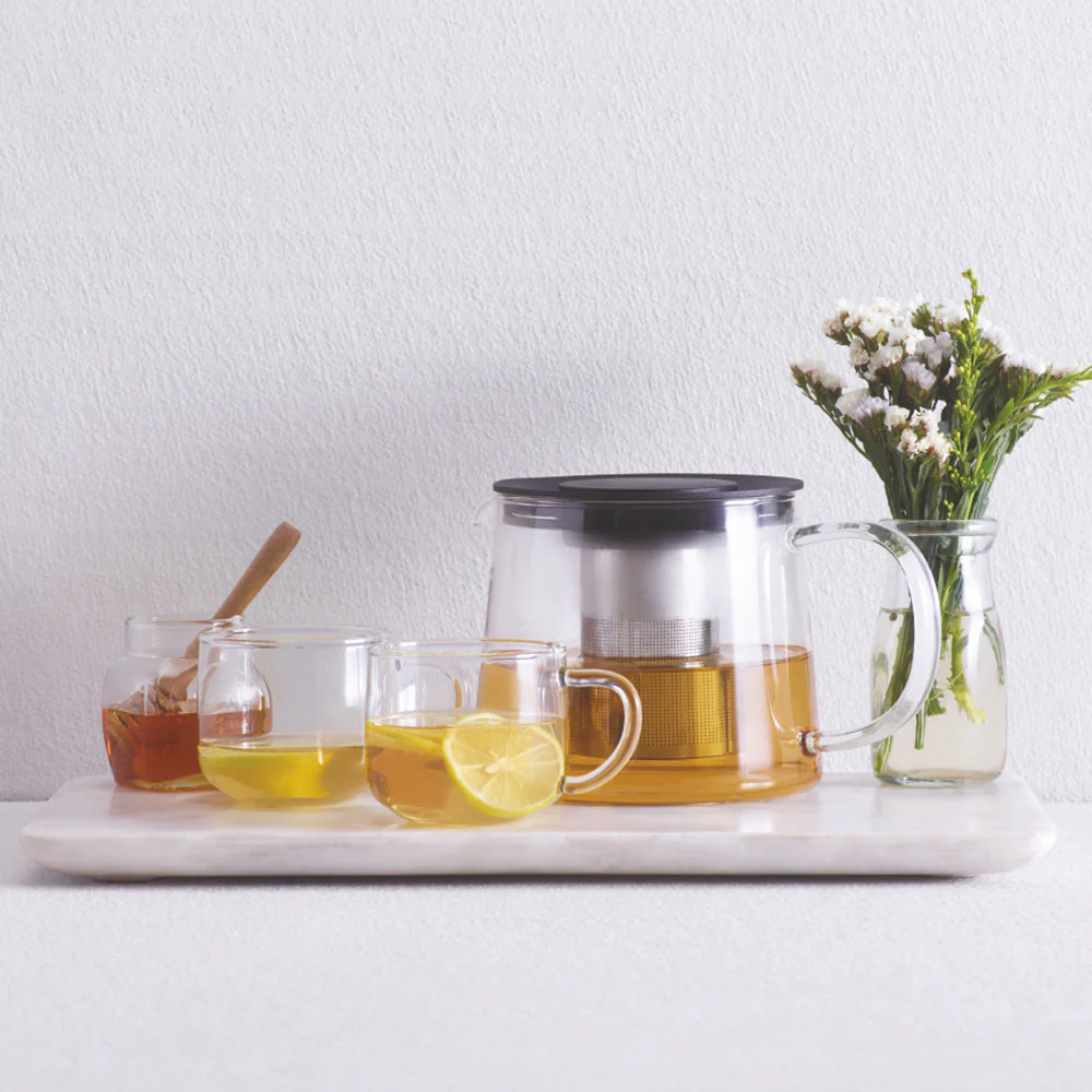 Borosil Carafe with Infuser, Black, 600ml