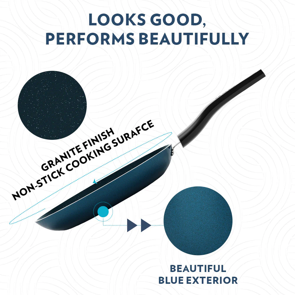 Borosil Pro Chef Non-stick Fry Pan, 20 cm