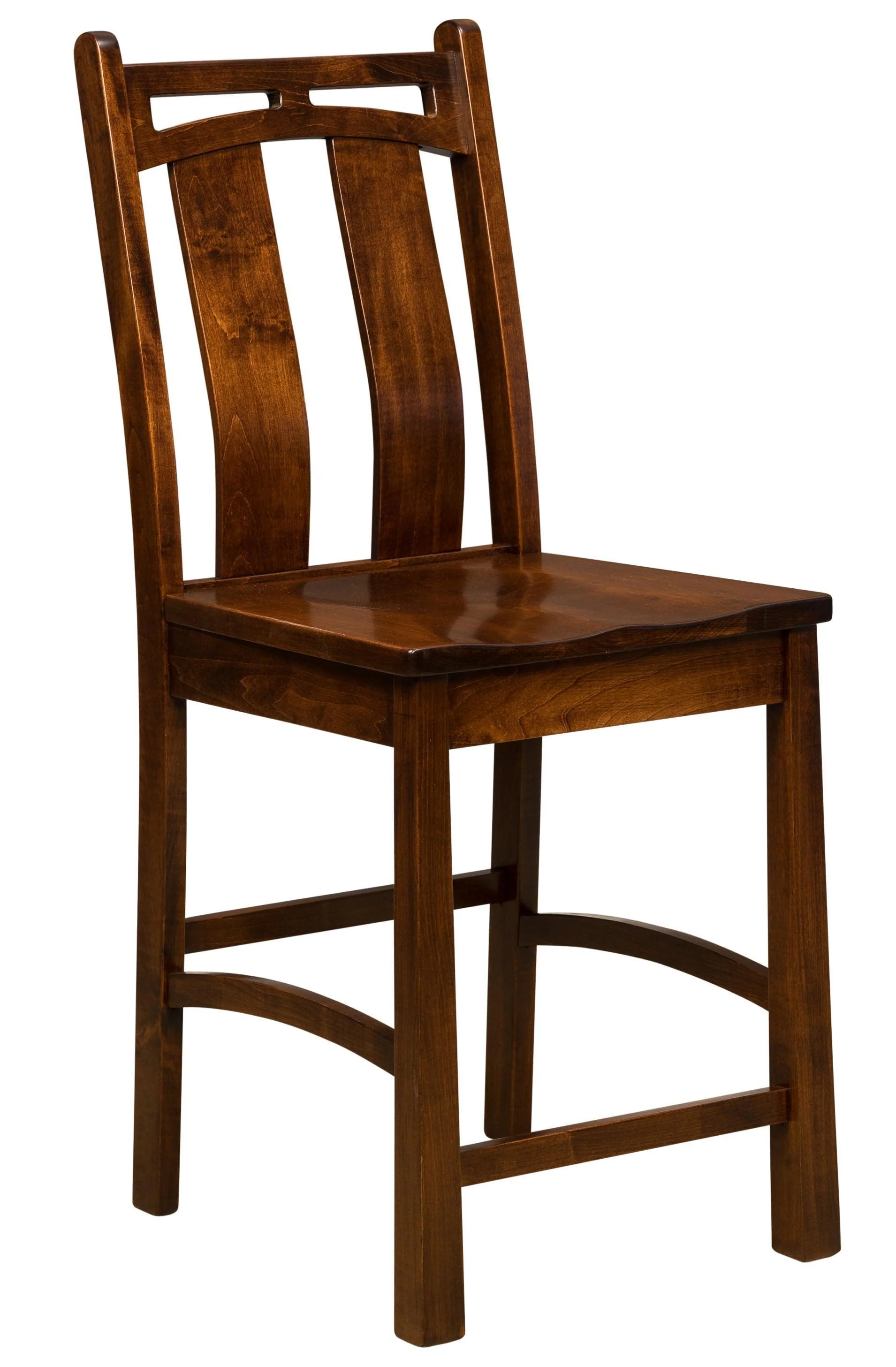 Amish Bridgeport Stationary Bar Chair