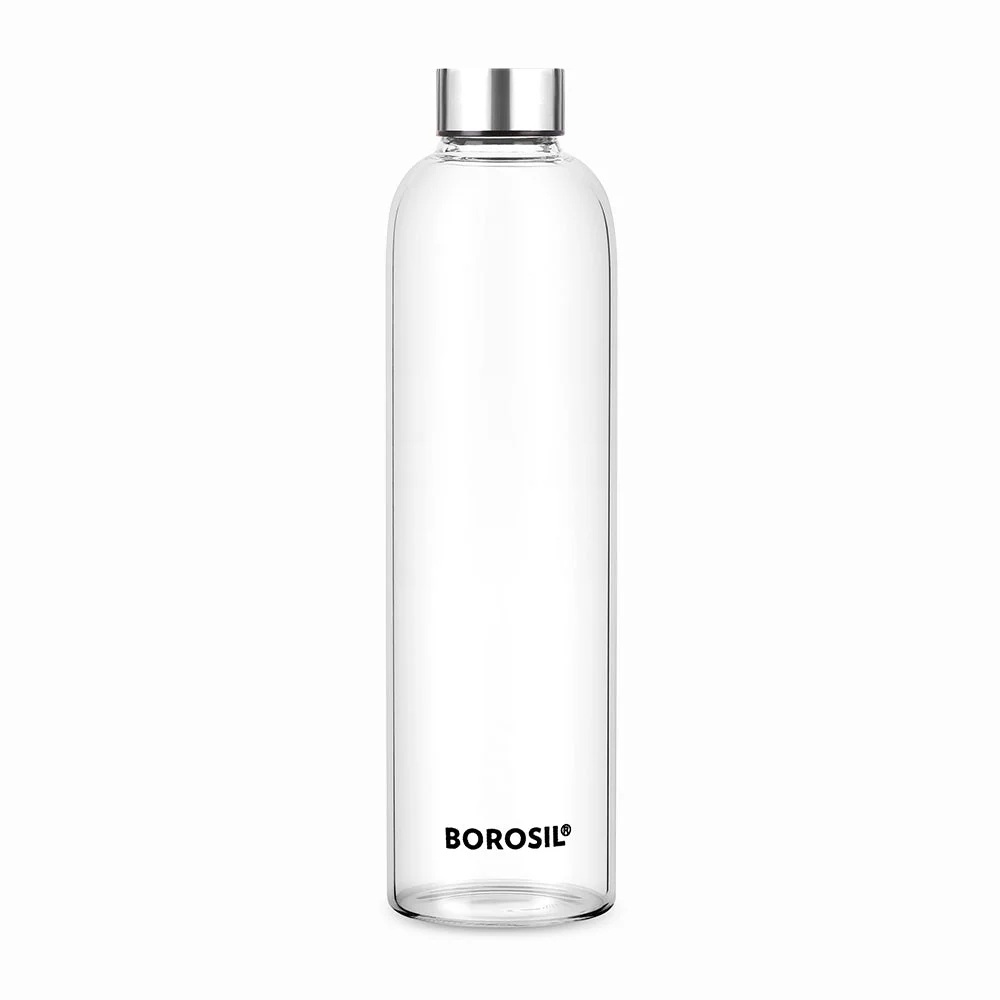 Crysto Narrow Mouth Clear Glass Bottle