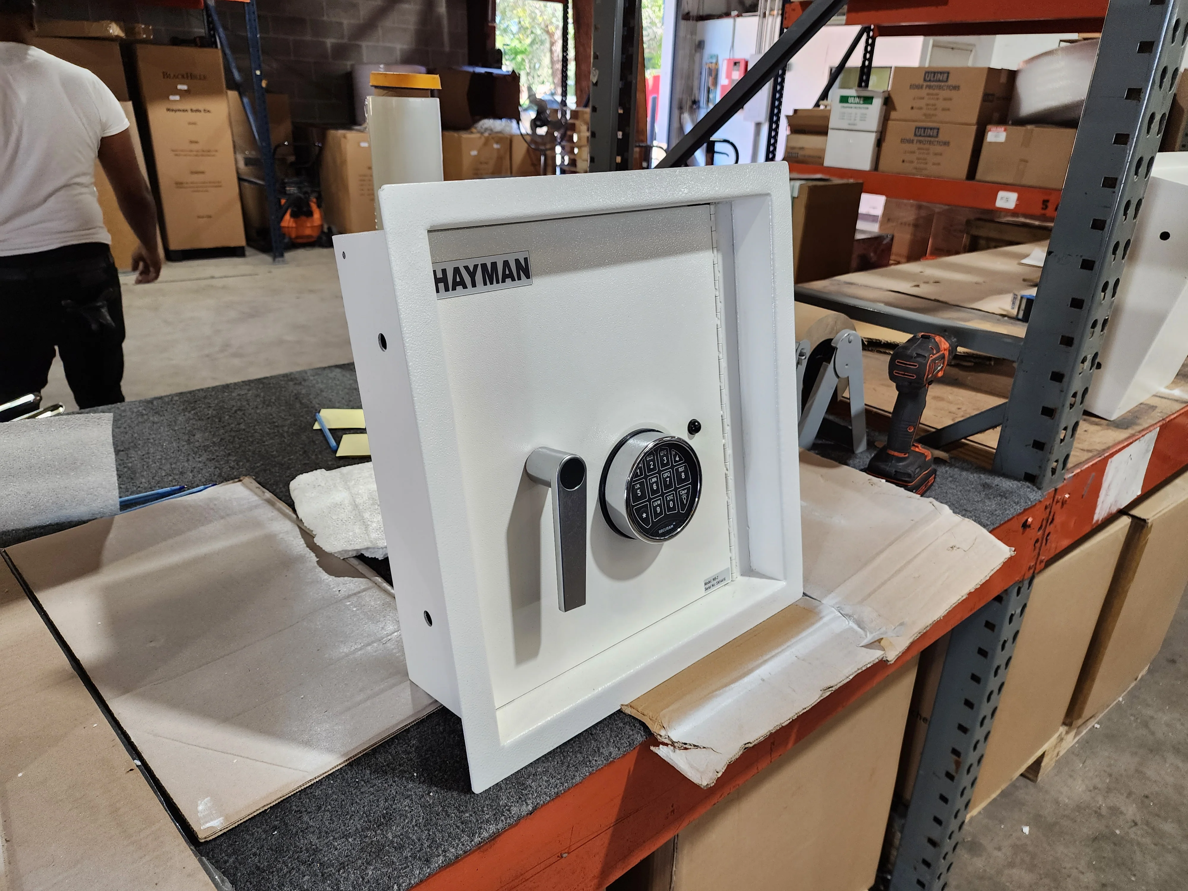 Hayman WS-7 Heavy Duty Wall Safe Blemished