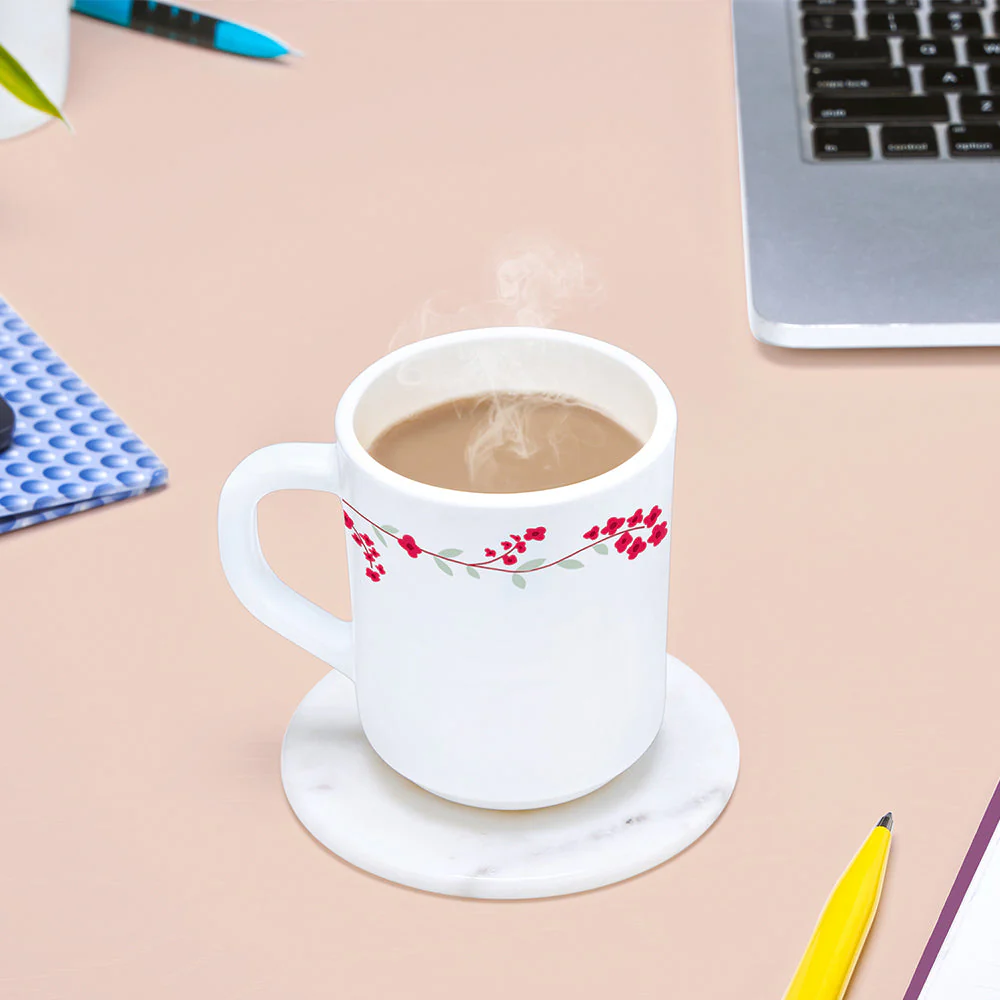 Larah by Borosil Verona Mug Set, 240ml x 2