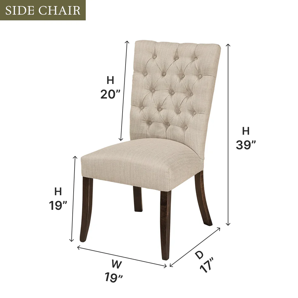 Amish Alana Parsons Chair - Quick Ship