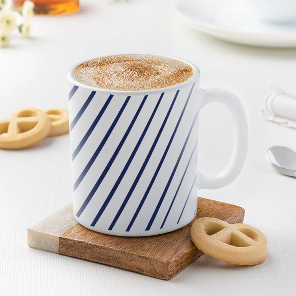 Larah by Borosil Indigo Ray Mug, 320ml