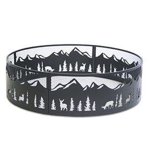 Natural Fire Ring, High Temp Black