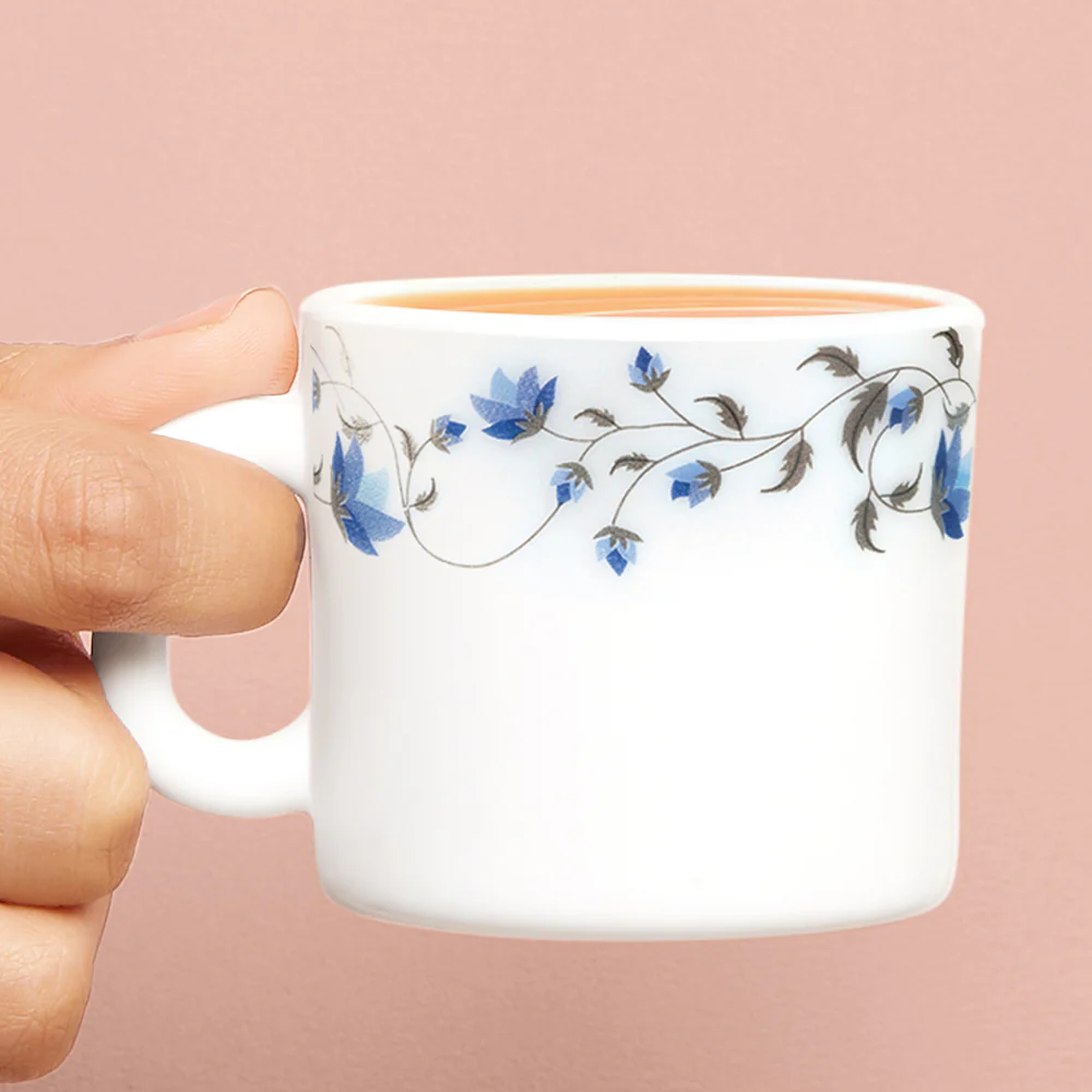 Larah by Borosil Helena Mug Set, 100ml x 6