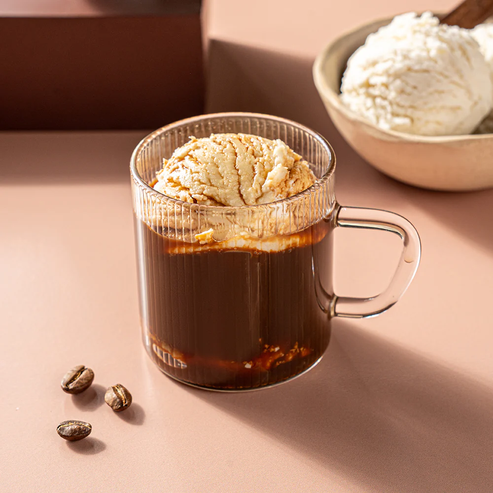 Borosil Vision Fluted Classic Mug Set, 190ml x 6