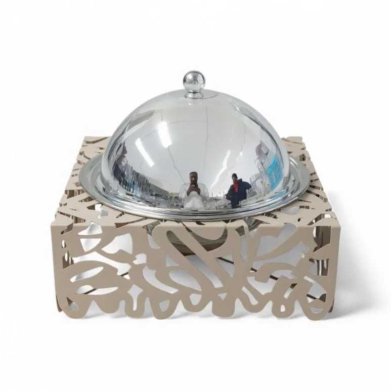 1.5Lt Chafing Dish Beige & Stainless Steel