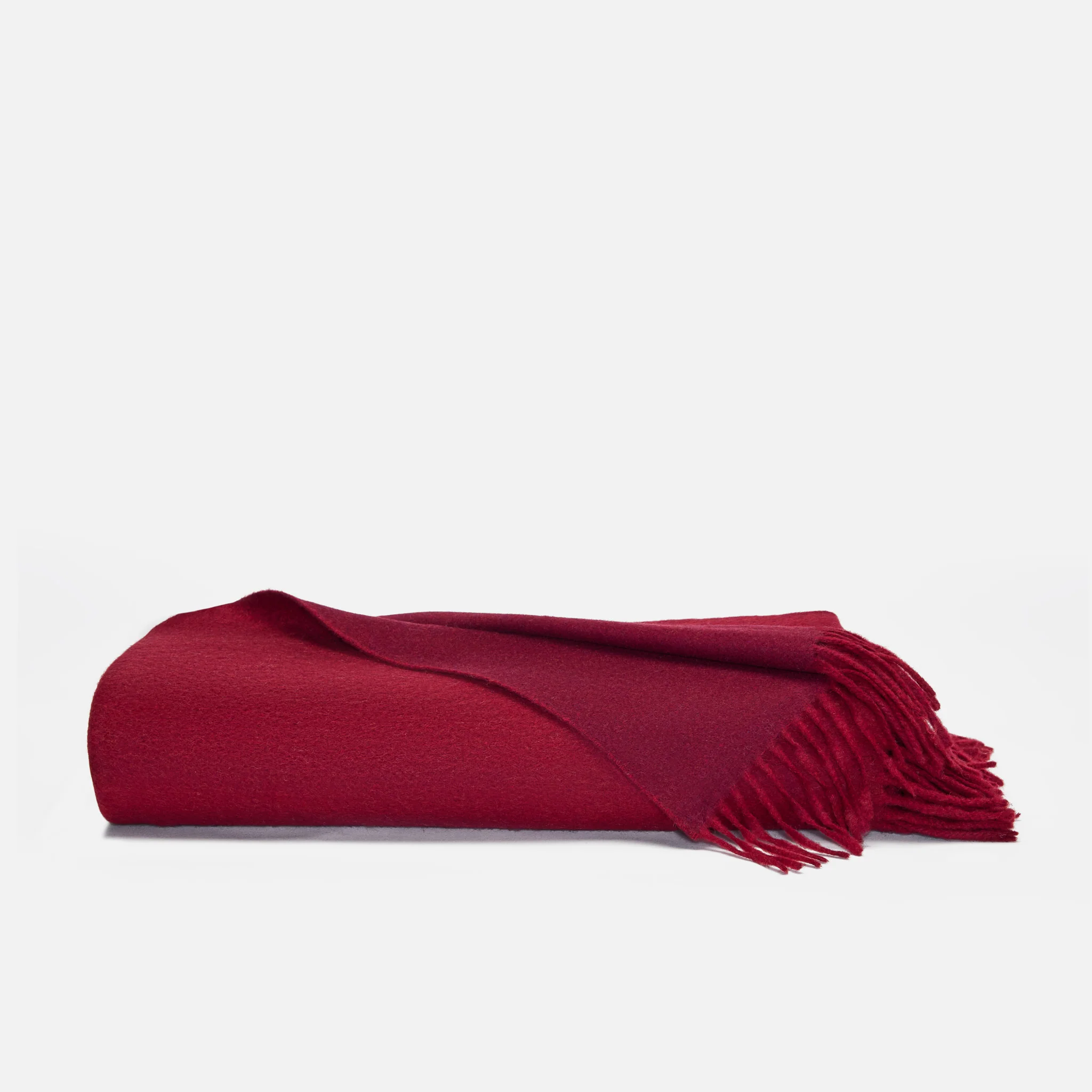 Two-Toned Lambswool Throw Blanket