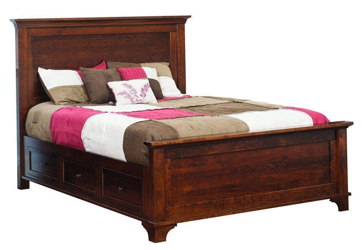 Amish Arlington Panel Bed