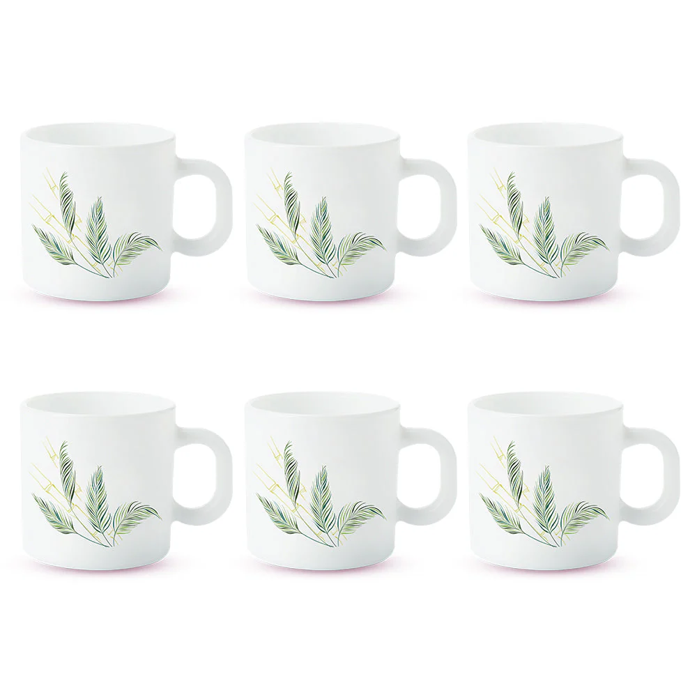 Larah by Borosil Breeze Mug Set, 240ml x 2