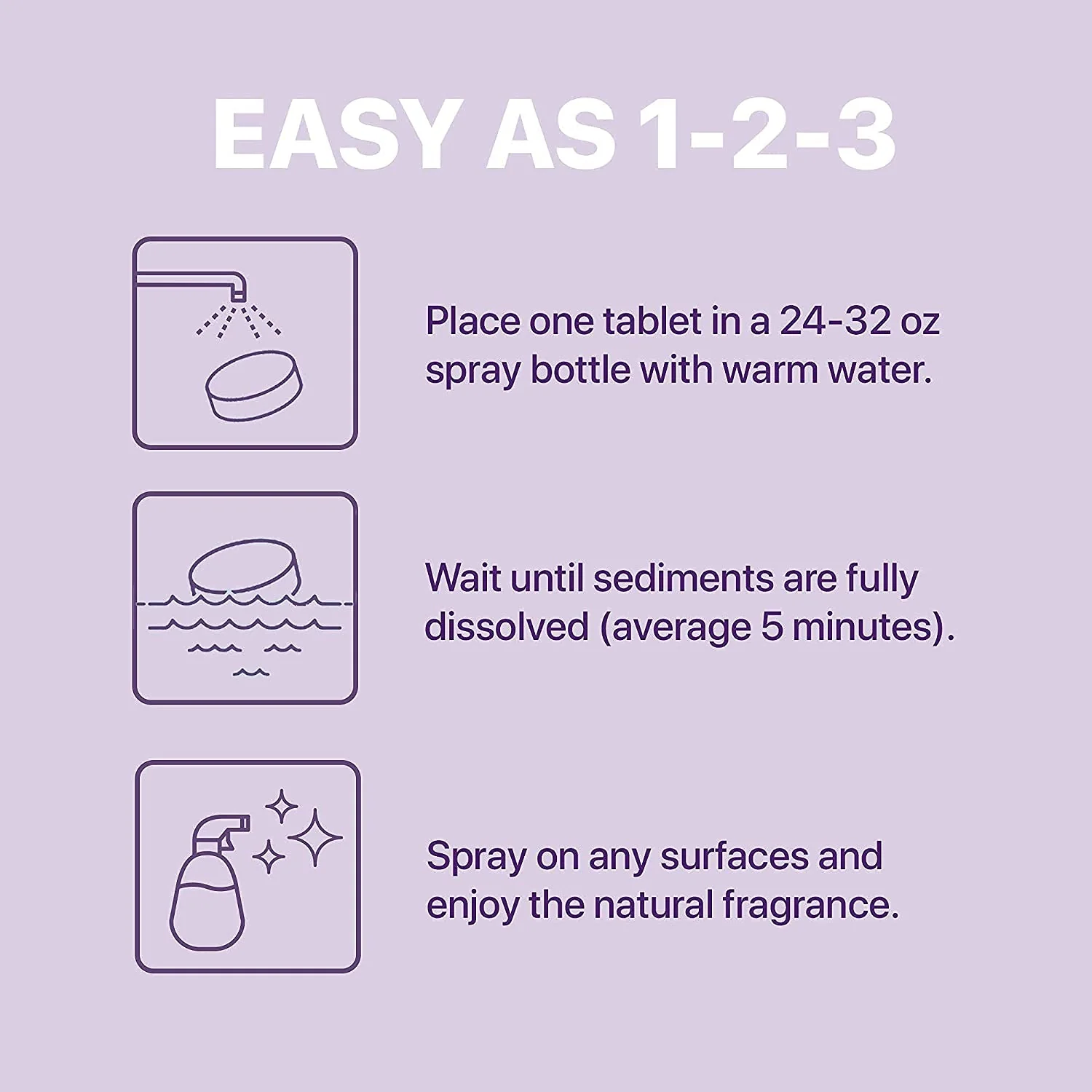 Multi-Purpose Cleaner Refills - All Purpose Cleaning Tablets 6 Pack each Set, 24 fl oz each - 10 Sets