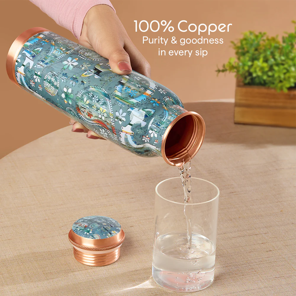 Thirtha-Vera Copper Bottle
