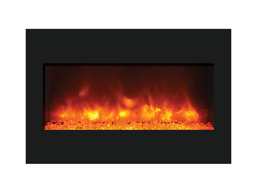 Amantii Zero Clearance Series 33-In Built-In Electric Fireplace