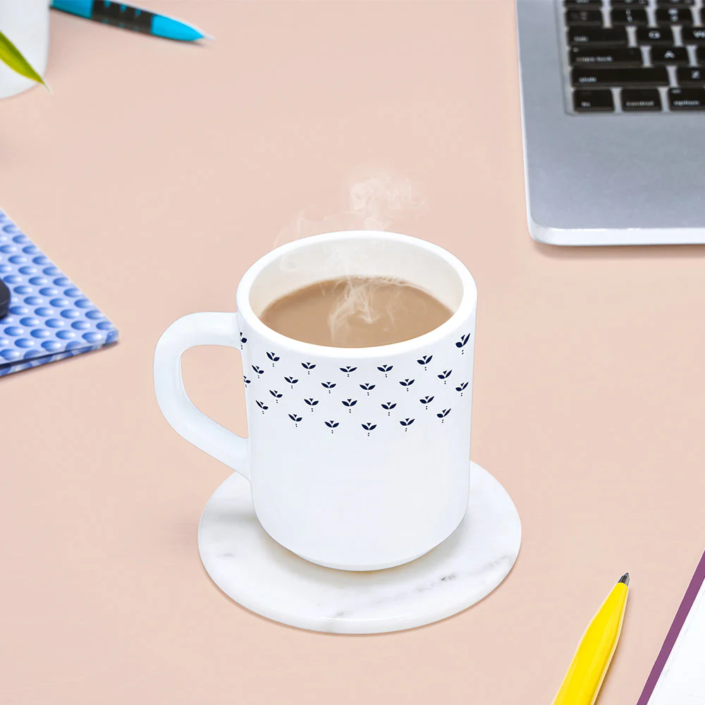 Larah by Borosil Fabula Mug Set, 100ml x 6