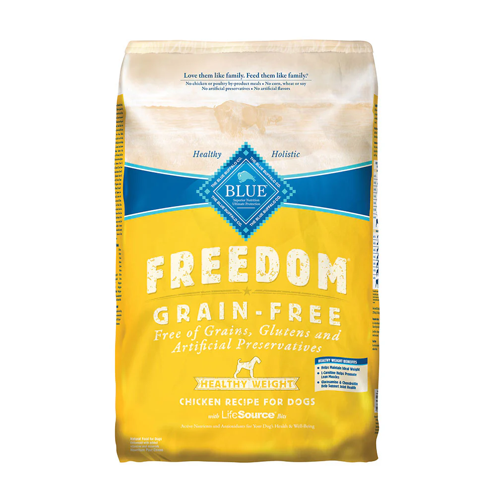 Blue Buffalo® Freedom® Grain Free Healthy Weight Chicken Recipe Adult Dog Food 24 Lbs