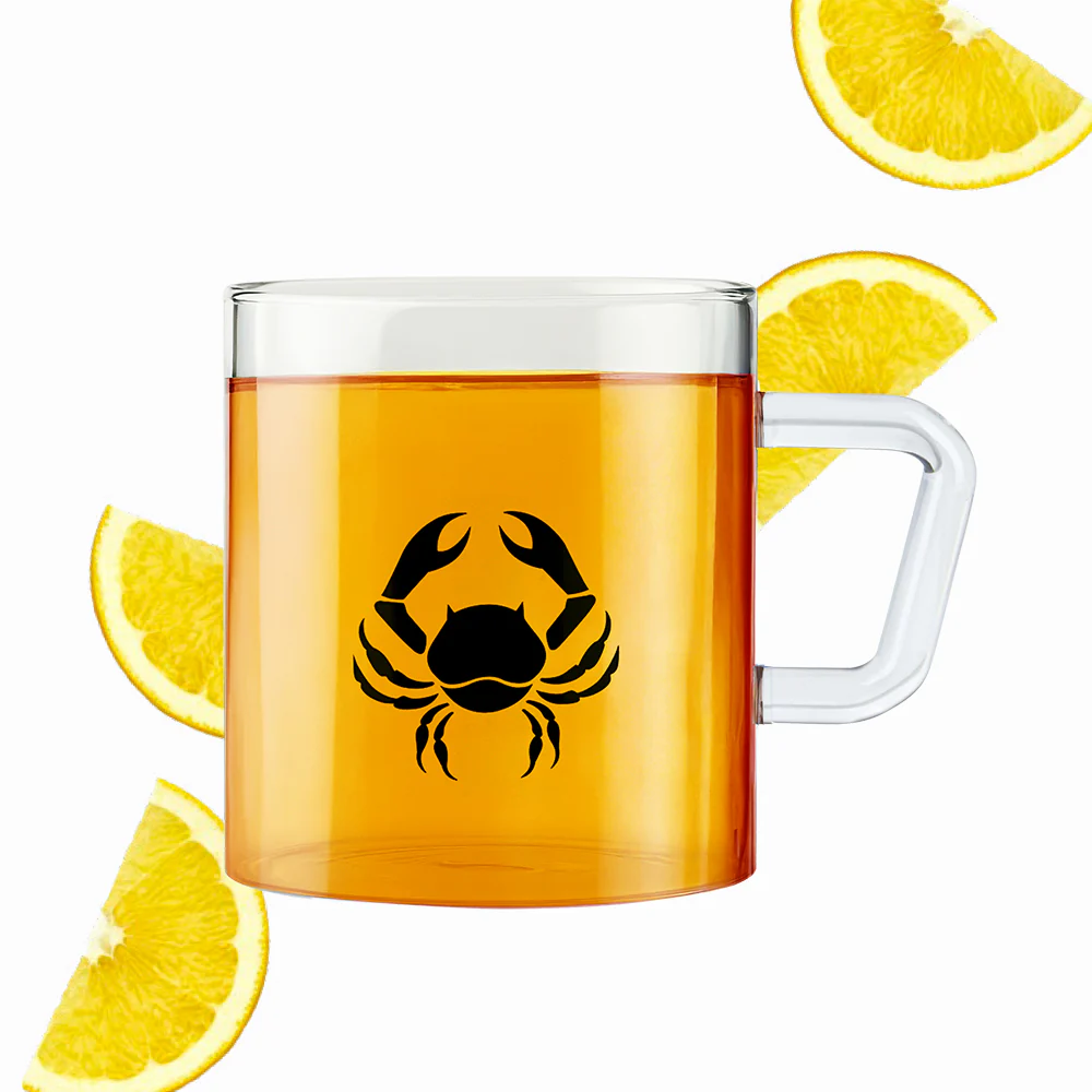 Borosil Zodiac Classic Mug-Cancer, 305ml