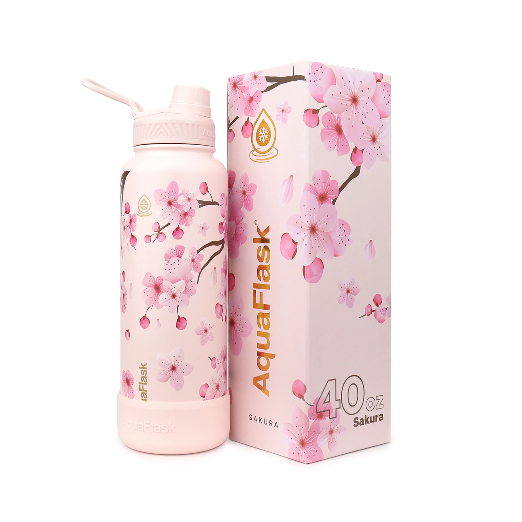 AquaFlask Sakura 1182ml Flask Pink