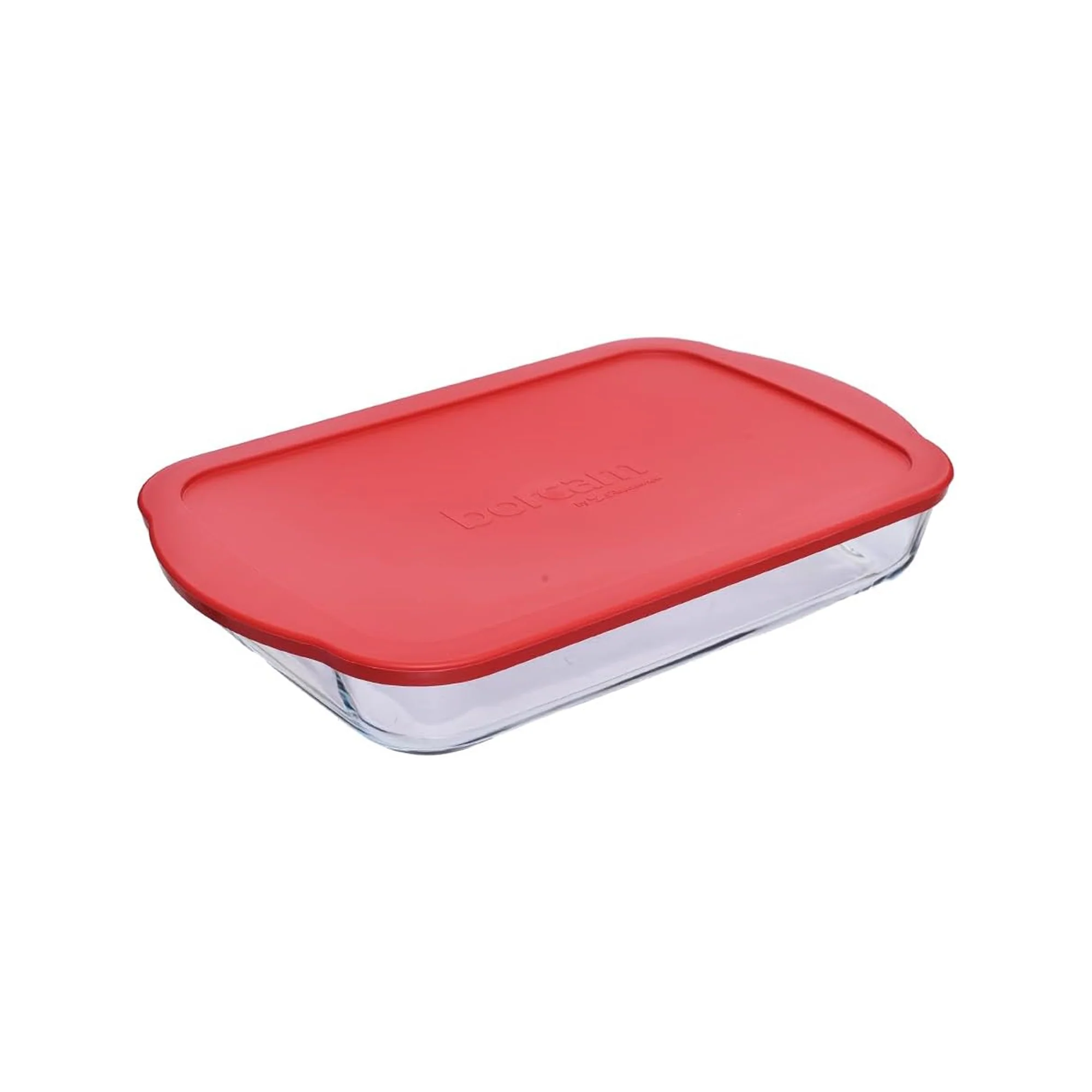 Borcam 3.85Lt Rectangular Casserole with Lid Clear