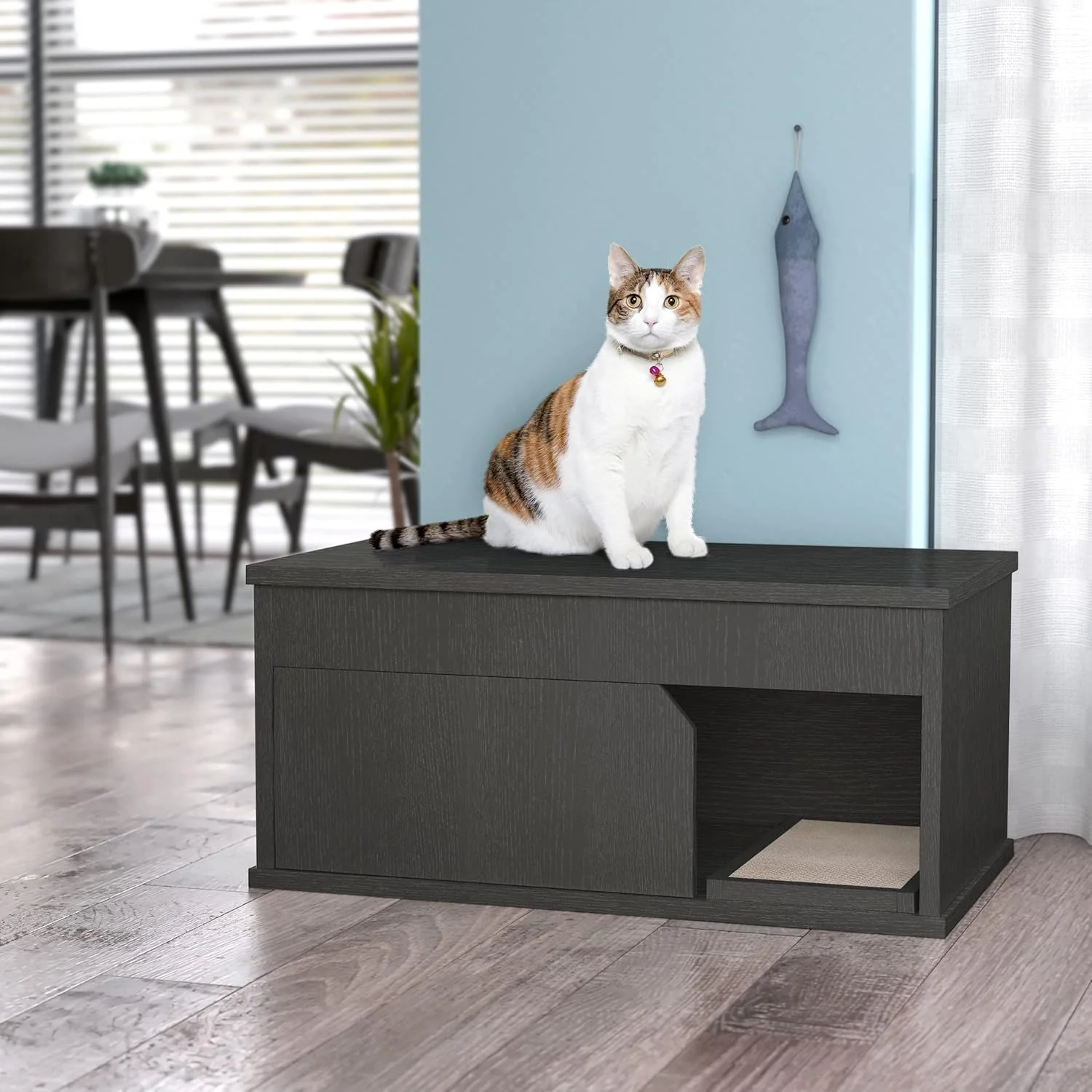 Eco Friendly Simple Modern Cat Litter Box Furniture