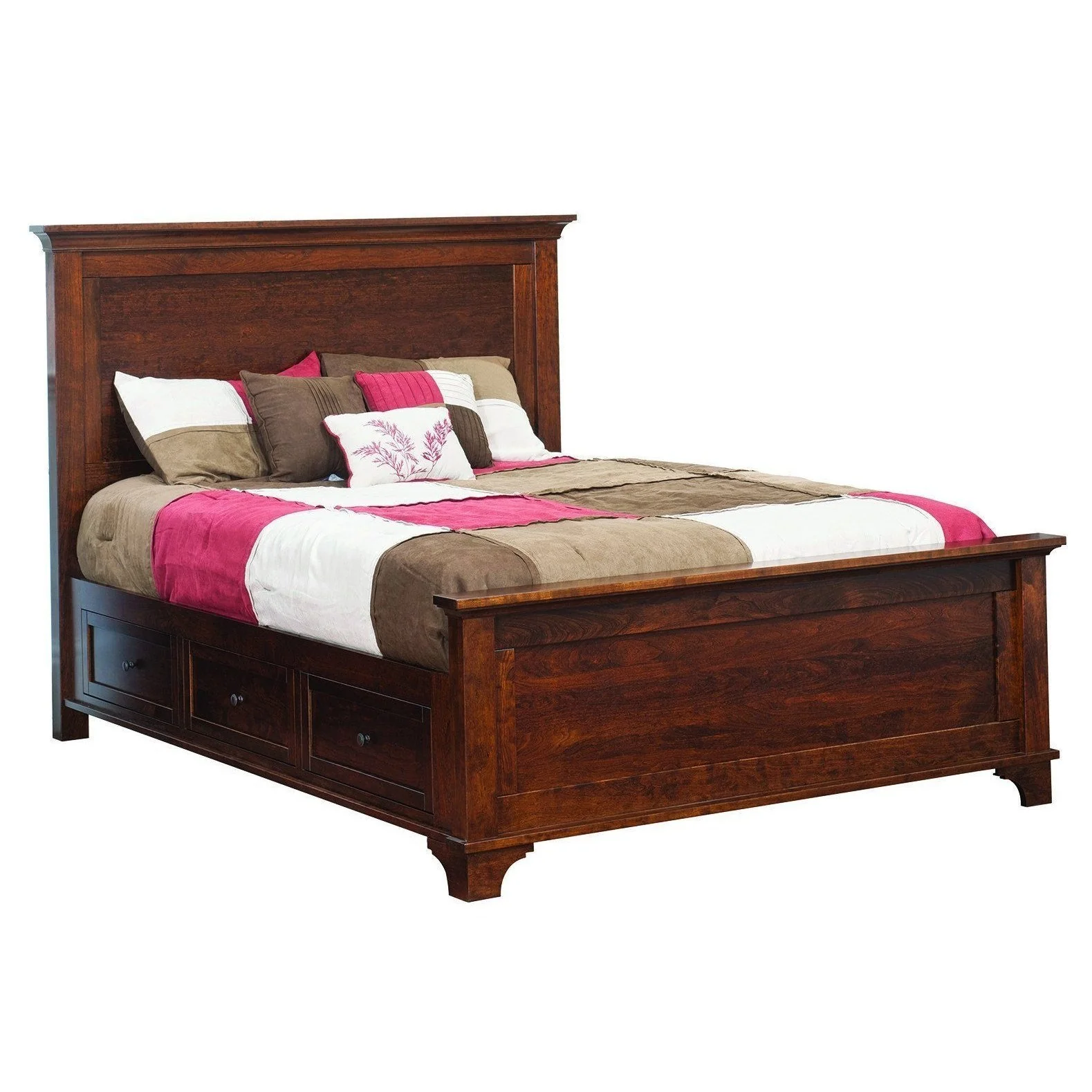 Amish Arlington Storage Bed