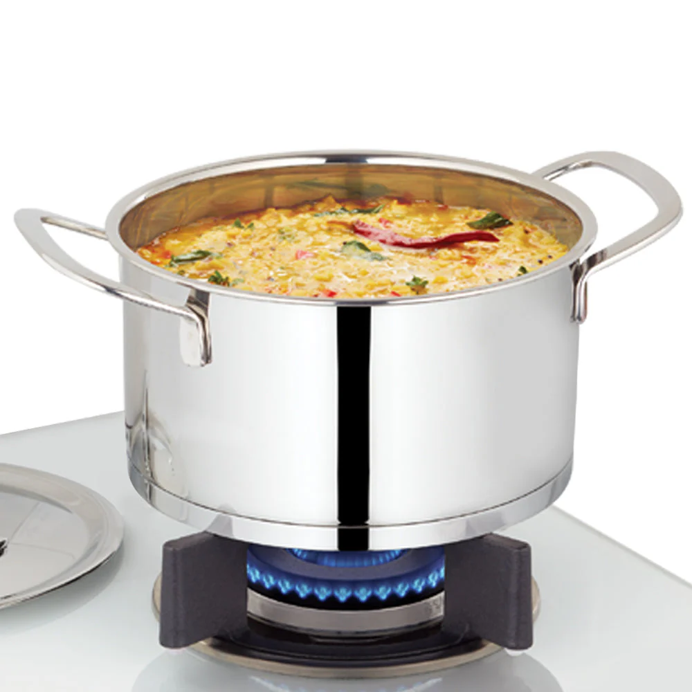 Borosil Cookfresh SS Casserole + Lid, 2.3L