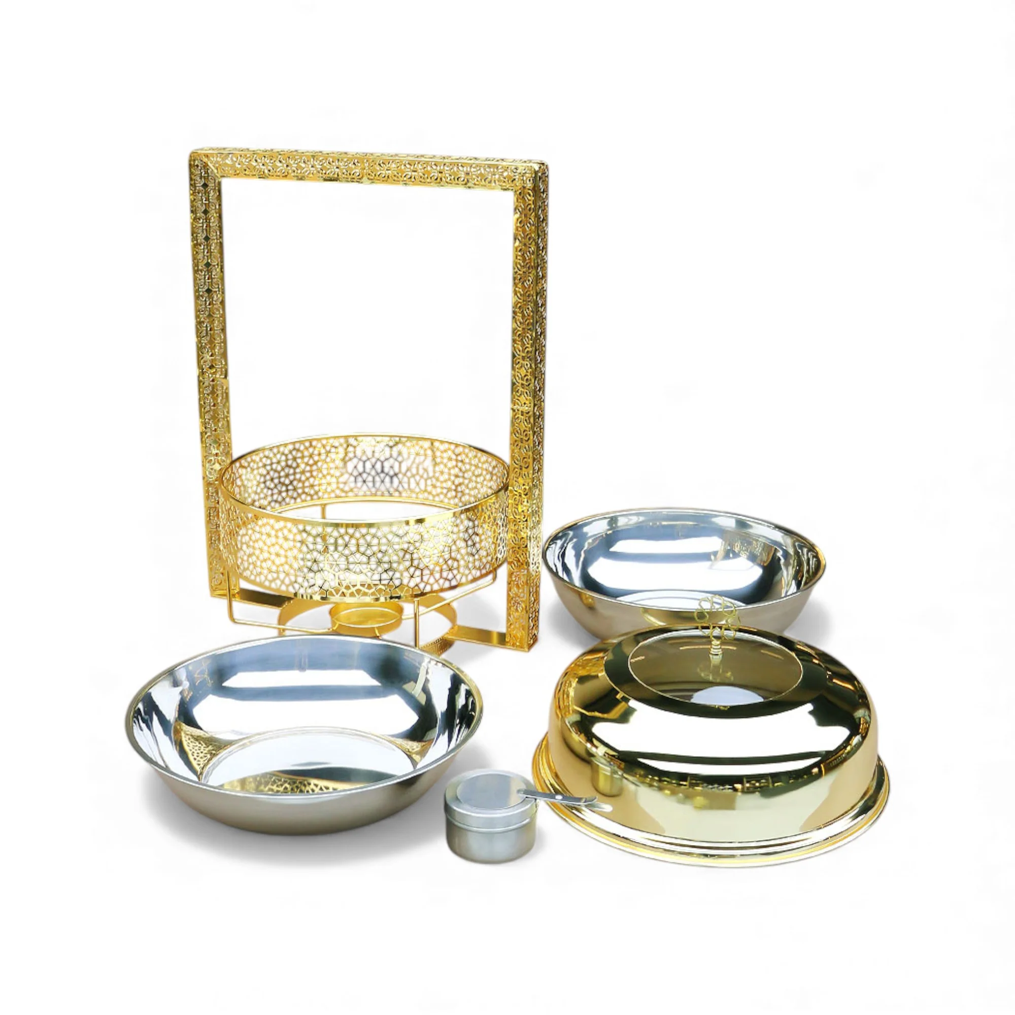 8Lt Hanging Chafing Dish Gold