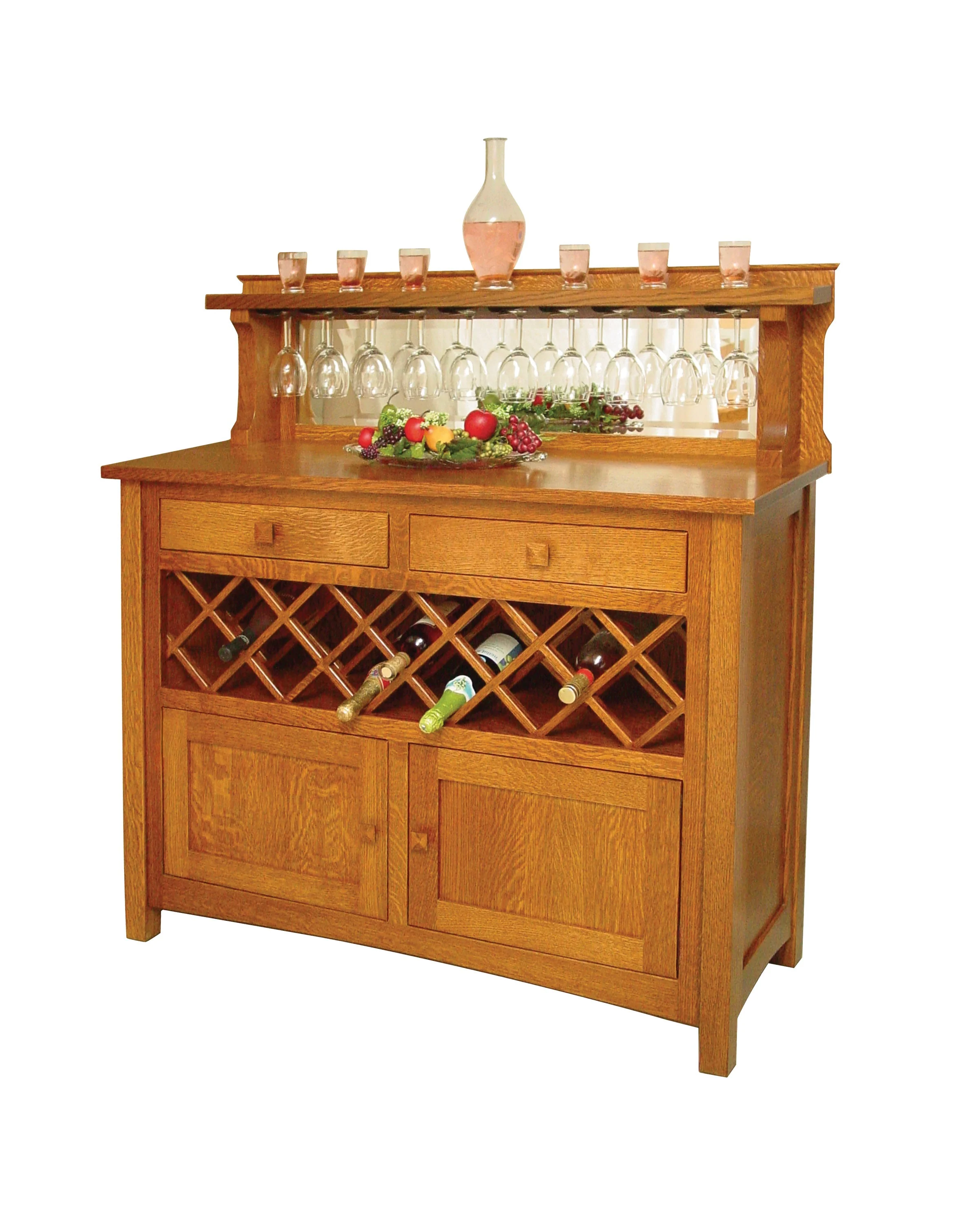 Amish Butler’s Two Drawer Two Door Buffet