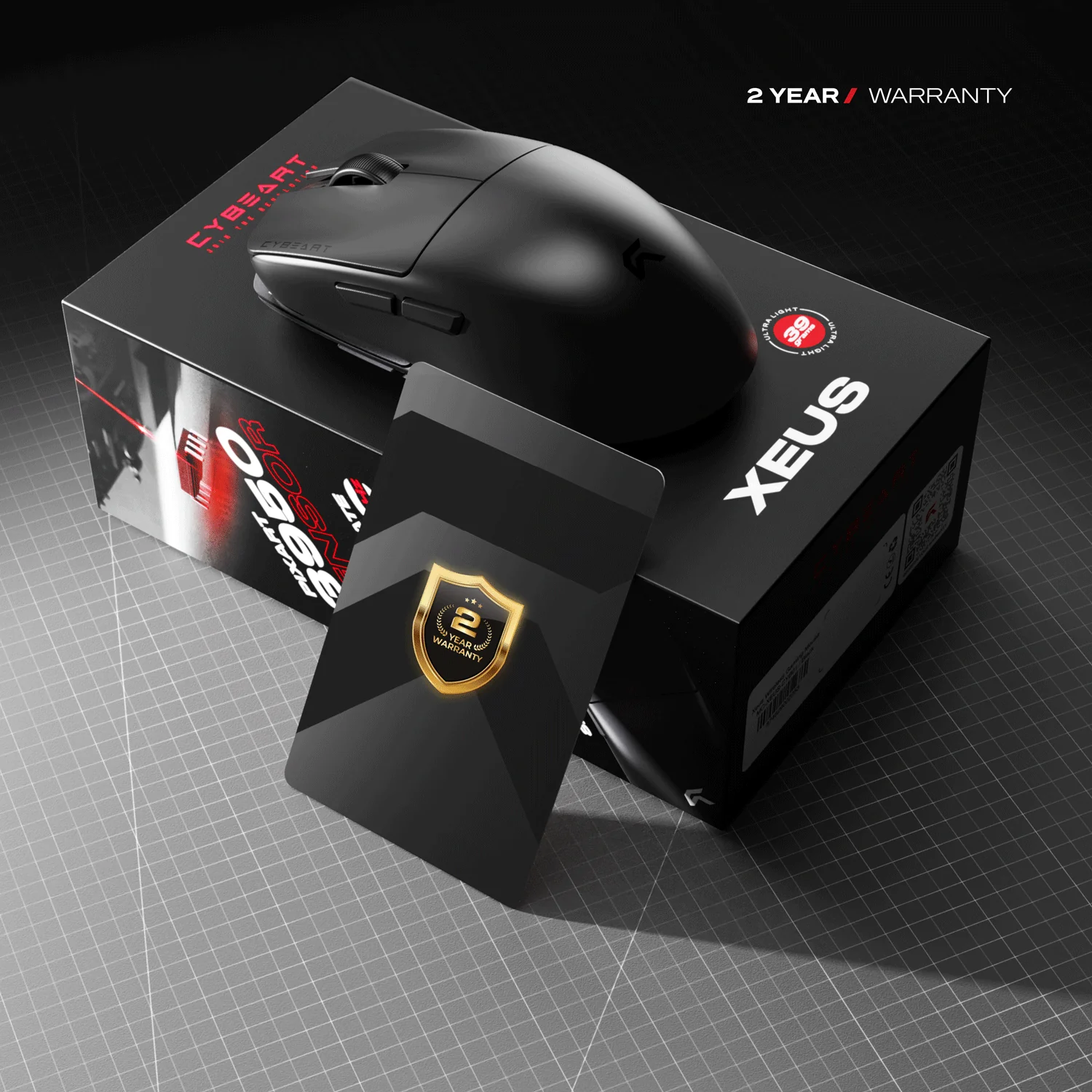 Xeus | 8K 39g Superlight Tri-Mode Gaming Mouse