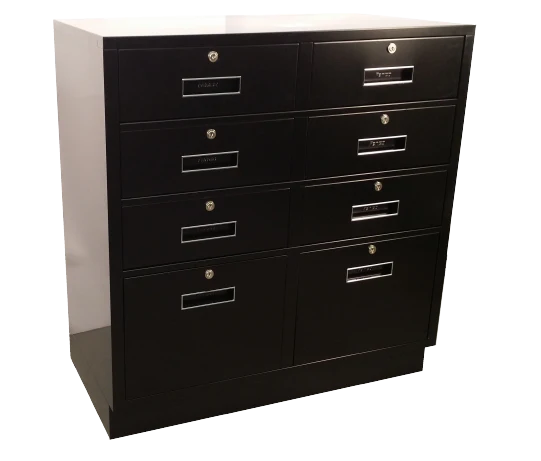 Fenco 213 Pedestal Unit with 6 Box Drawers Over 2 Legal Drawers