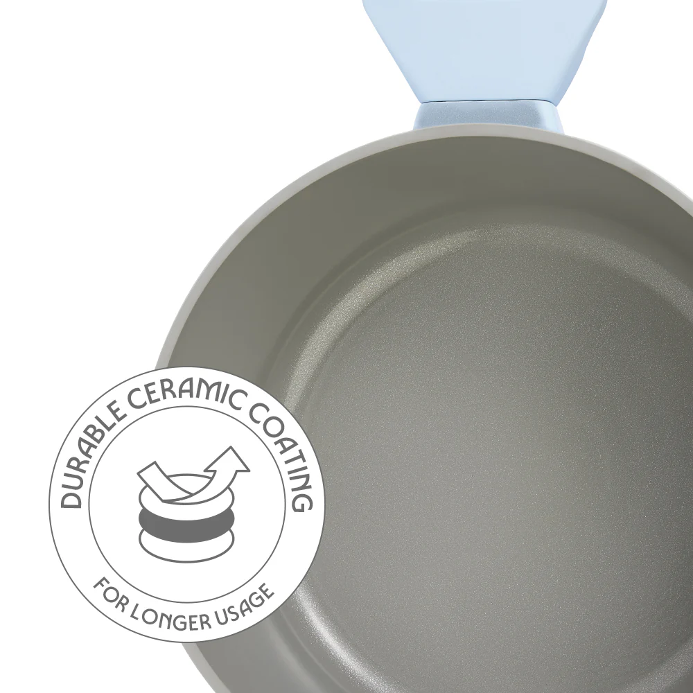 Borosil Vajra Ceramic Casserole, 24 cm, 24cm-4.2L