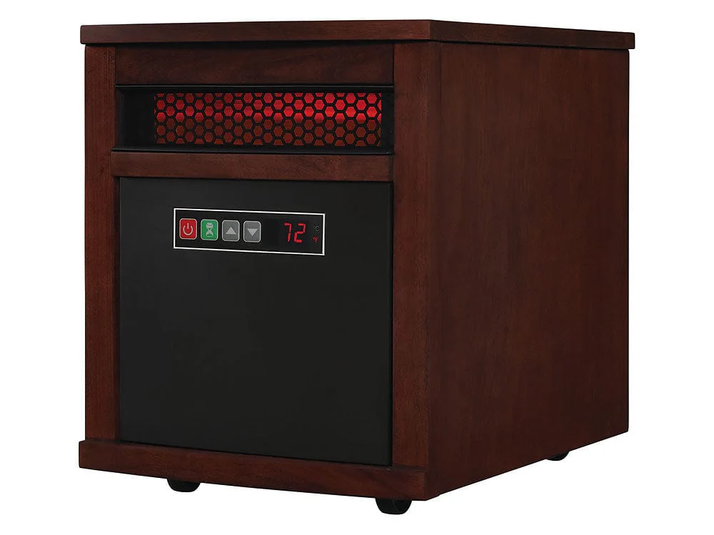 Duraflame Rolling Infrared Heater in Dark Cherry
