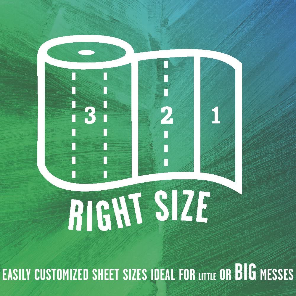 Paper Towels, 100% Recycled Paper, 2-ply, 8 Count, Pack of 4