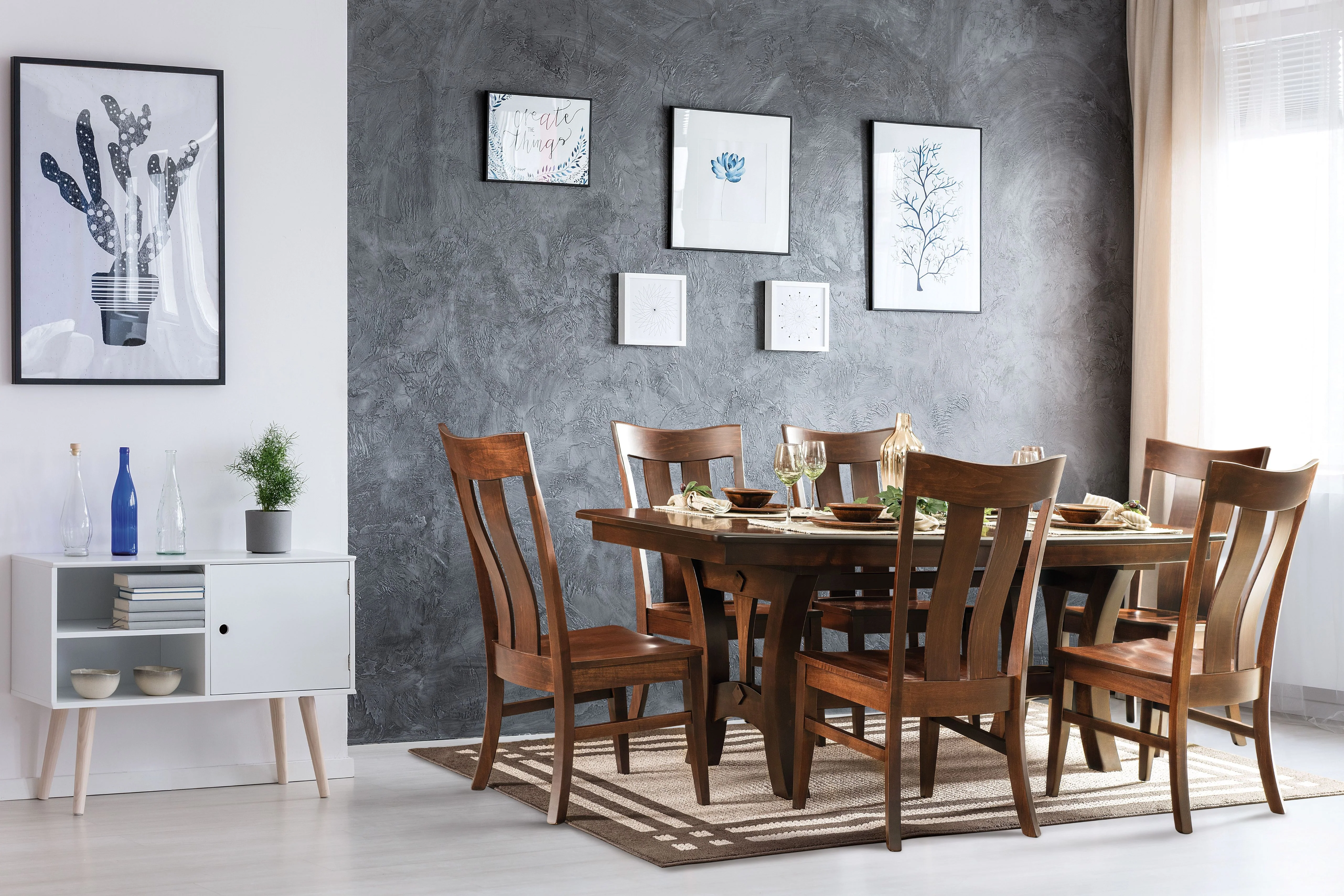 Amish Grand Island Trestle Table