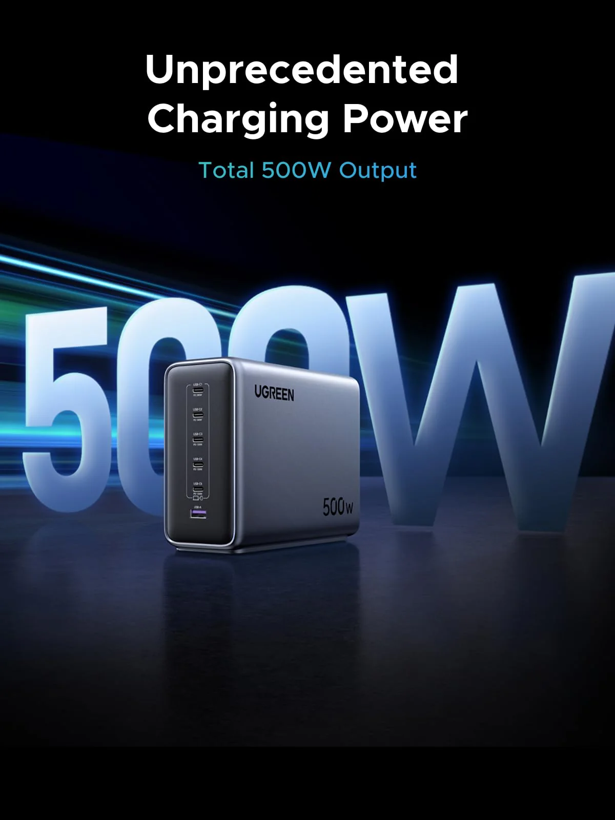 UGREEN Nexode 500W Desktop Charger