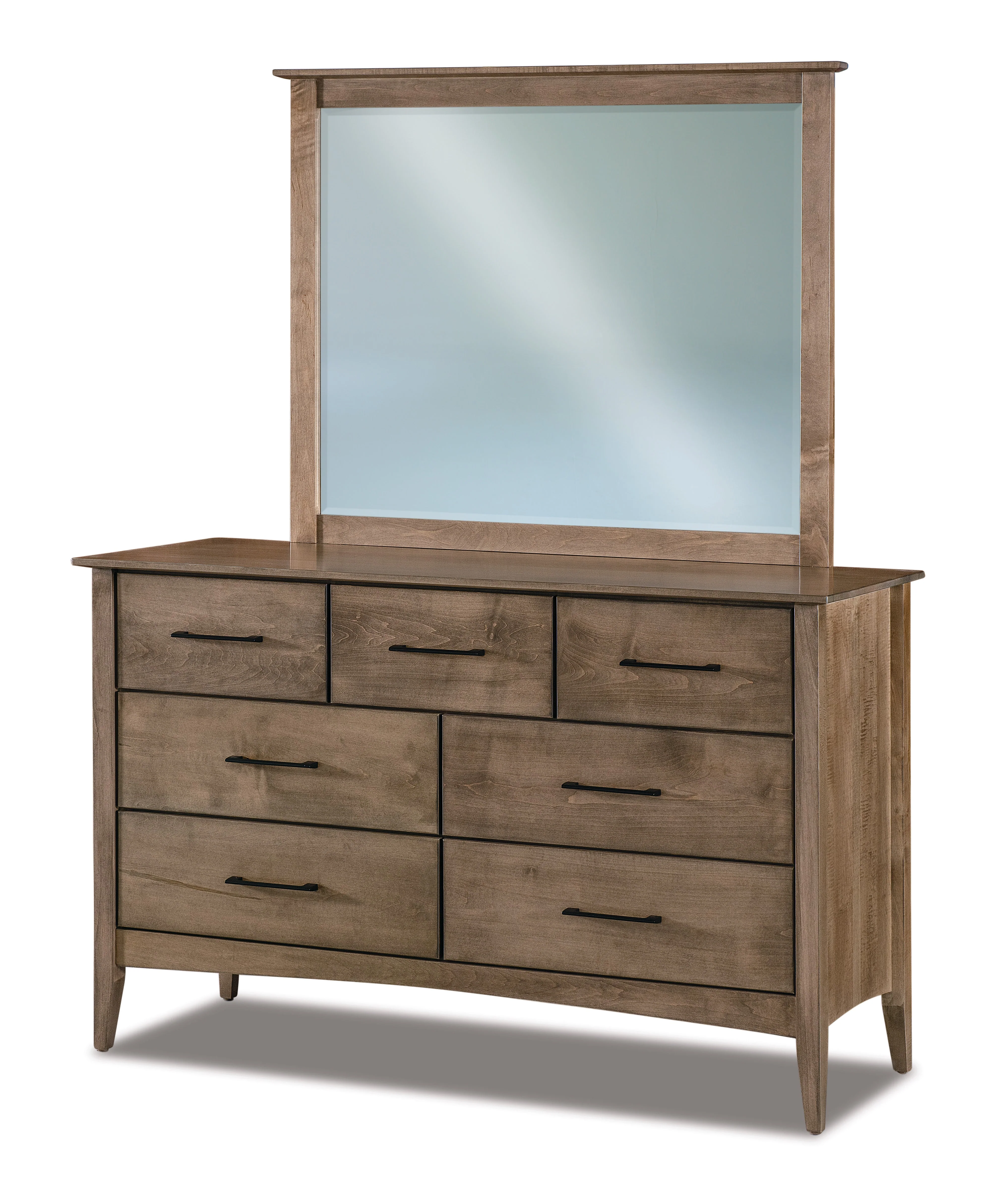 Amish Atlantic Seven Drawer Dresser