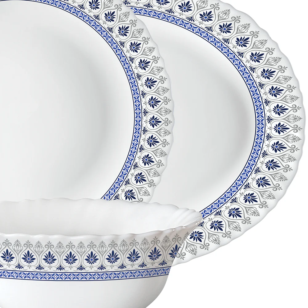 Larah by Borosil Ocean Dinner Set, 21 pc